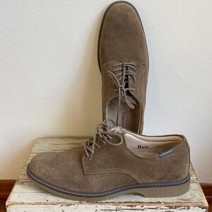 Bass Men's Tan Suede Oxfords 10М